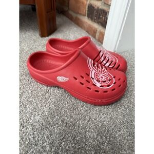 FOCO NFL Detroit Red Wings Clog Youth Shoes Size 2-3 New
